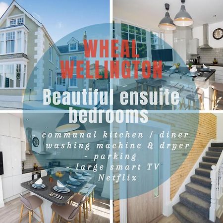 Wheal Wellington - Gorgeous Ensuite Bedrooms With Access To A Beautiful Shared Kitchen In A Lovingly Renovated Property Camborne Esterno foto